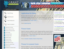 Tablet Screenshot of grantsecrets.com